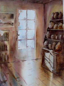 Intérieur aux pots   